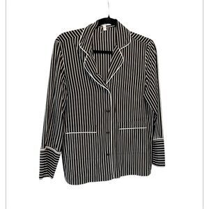 Derek Lam Cosby 10 silky stripe shirt. A roomy size 4